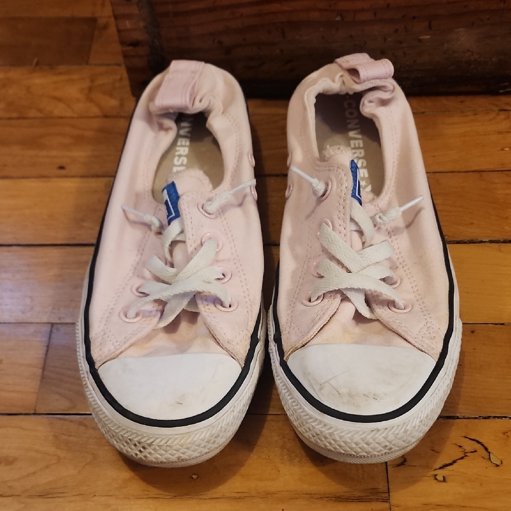 Converse Womens Skip On Pink Sneakers